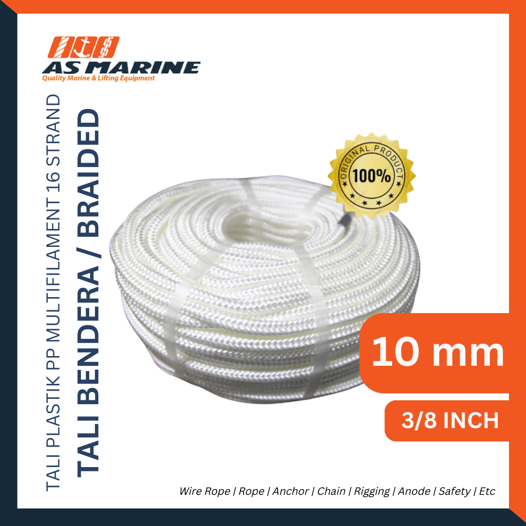 Tali Bendera / Tali Braided PP Multifilament 10 mm